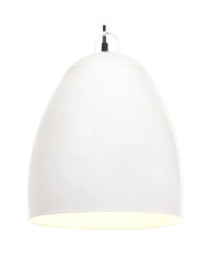 Lampe suspendue industrielle 25 W Blanc Rond 42 cm E27 | Mobilier & Déco