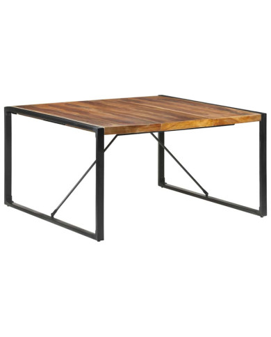 Table à manger 140x140x75 cm bois massif | Mobilier & Déco