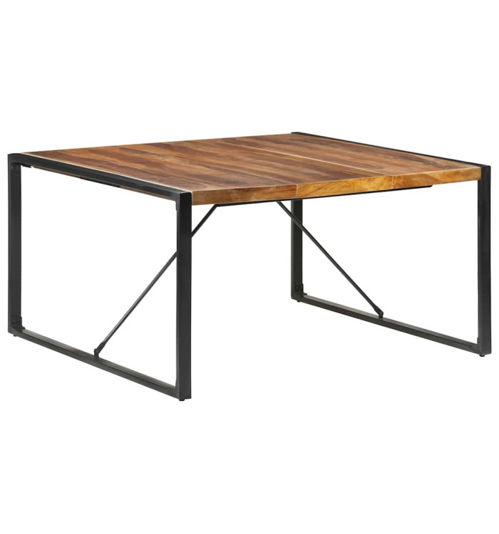 Table à manger 140x140x75 cm bois massif | Mobilier & Déco