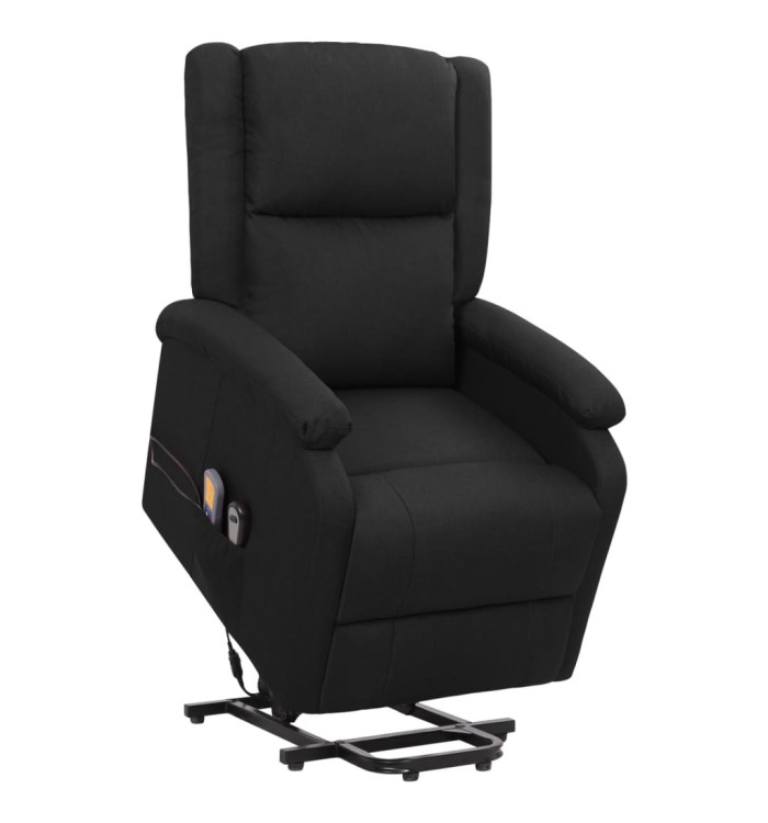 Fauteuil de massage Noir Tissu | Mobilier & Déco