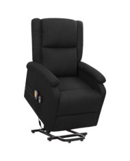 Fauteuil de massage Noir Tissu | Mobilier & Déco