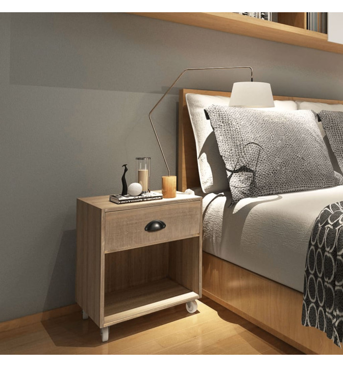 Table de chevet marron bois massif | Mobilier & Déco