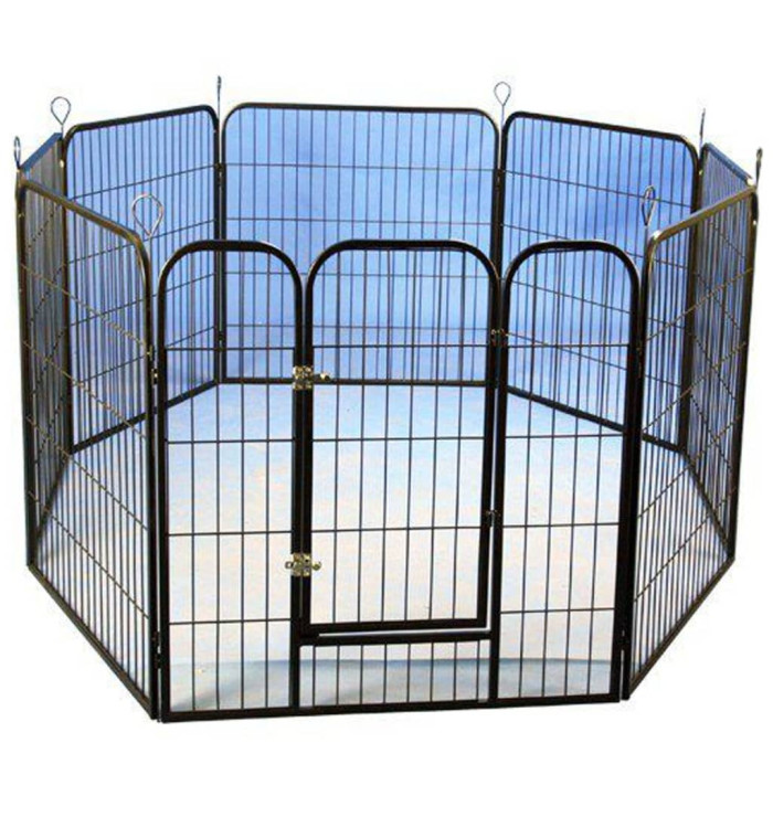 @Pet Parc modulaire pour chiots Noir 79x81 cm | Mobilier & Déco