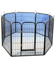 @Pet Parc modulaire pour chiots Noir 79x81 cm | Mobilier & Déco