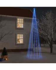Sapin de Noël avec piquet 1134 LED Bleues 800 cm | Mobilier & Déco