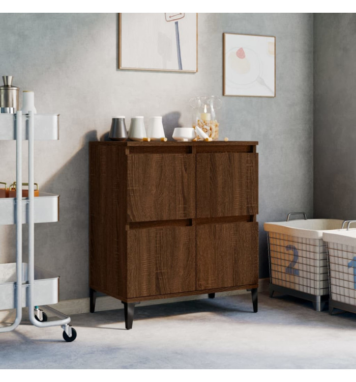 Buffet Chêne marron 60x35x70 cm Bois d'ingénierie | Mobilier & Déco
