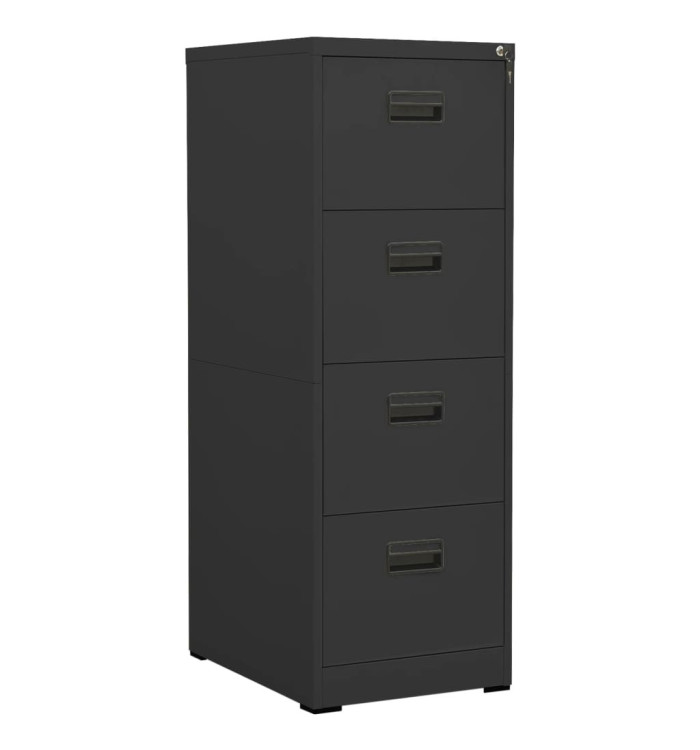 Classeur Anthracite 46x62x133 cm Acier | Mobilier & Déco