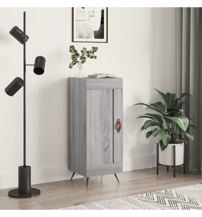 Buffet Sonoma gris 34,5x34x90 cm Bois d'ingénierie | Mobilier & Déco