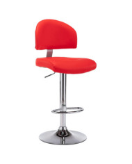 Tabouret de bar Rouge Similicuir | Mobilier & Déco