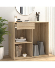 Armoire cosmétique Chêne sonoma 80x40x75 cm Bois d'ingénierie | Mobilier & Déco
