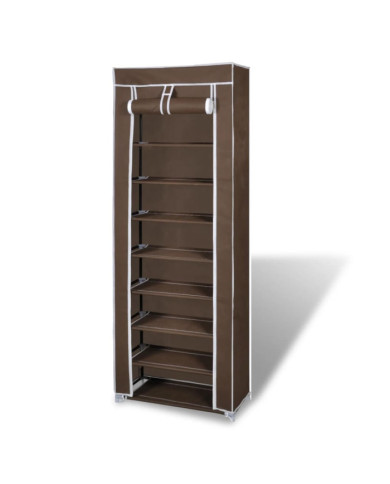 Porte-chaussures étagères 162 x 57 x 29 cm Brun | Mobilier & Déco