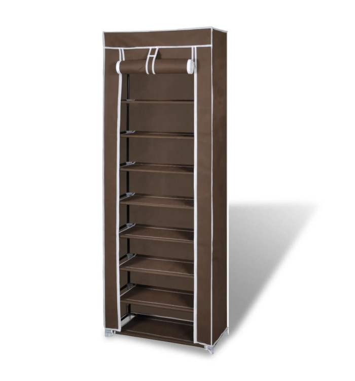 Porte-chaussures étagères 162 x 57 x 29 cm Brun | Mobilier & Déco