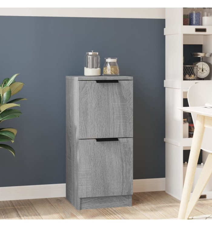 Buffet Sonoma gris 30x30x70 cm Bois d'ingénierie | Mobilier & Déco