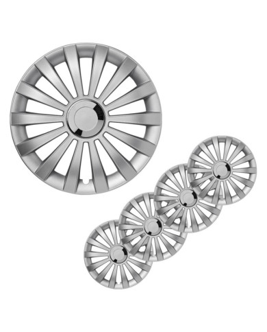 ProPlus Enjoliveurs Meridian Argenté 13" 4 pcs | Mobilier & Déco