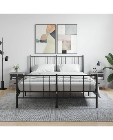 Tables de chevet 2 pcs sonoma gris 40x35x47,5 cm | Mobilier & Déco