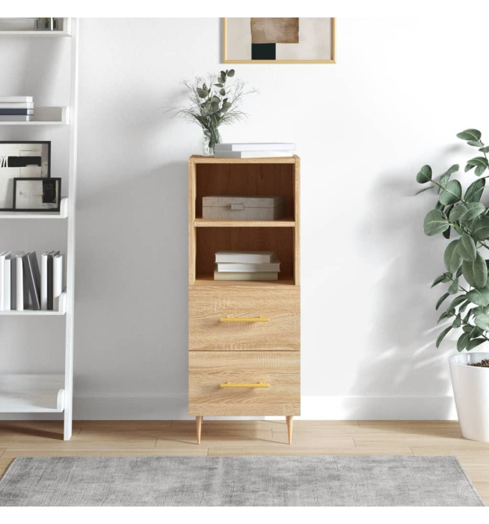 Buffet Chêne sonoma 34,5x34x90 cm Bois d'ingénierie | Mobilier & Déco