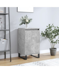 Buffet gris béton 40x35x70 cm bois d'ingénierie | Mobilier & Déco