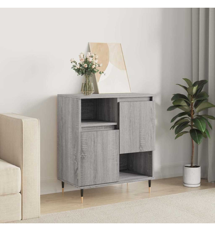 Buffet Sonoma gris 60x35x70 cm Bois d'ingénierie | Mobilier & Déco