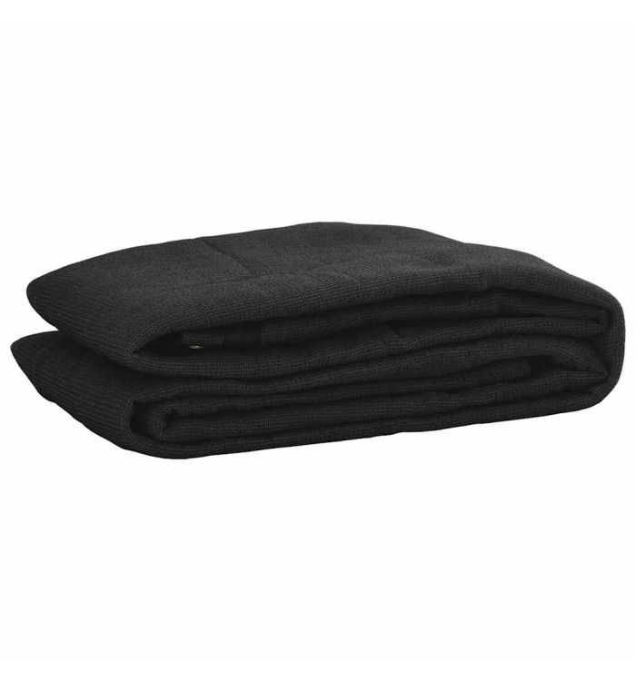 Filet de conteneur PEHD 3x6 m Noir | Mobilier & Déco