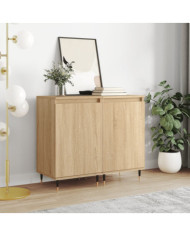 Buffets 2 pcs chêne sonoma 40x35x70 cm bois d'ingénierie | Mobilier & Déco
