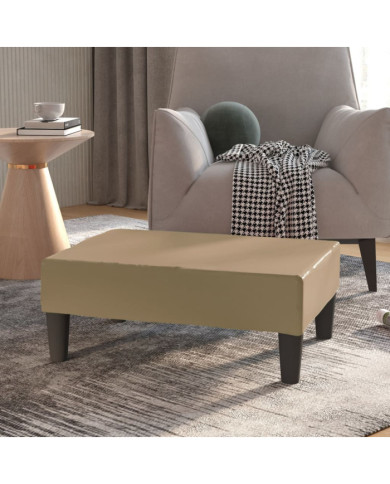 Repose-pied Cappuccino 78x56x32 cm Similicuir | Mobilier & Déco