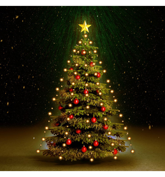 Guirlande lumineuse d'arbre de Noël avec 150 LED 150 cm | Mobilier & Déco