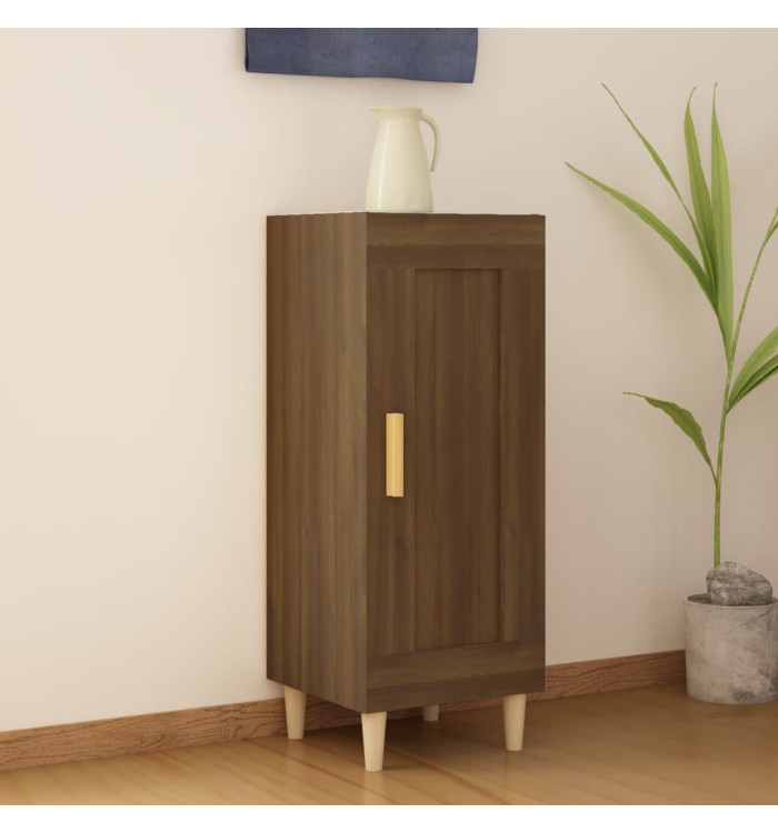 Buffet Chêne marron 34,5x34x90 cm Bois d'ingénierie | Mobilier & Déco