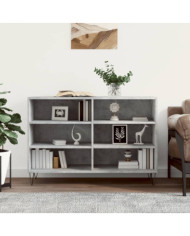 Buffet gris béton 103,5x35x70 cm bois d'ingénierie | Mobilier & Déco
