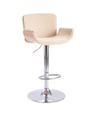 Tabouret de bar Crème Similicuir | Mobilier & Déco
