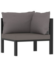 Canapé d'angle sectionnel avec accoudoir gauche Résine tressée | Mobilier & Déco