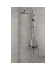 SCHÜTTE Ensemble douche au-dessus de tête AQUASTAR anthracite-chrome | Mobilier & Déco
