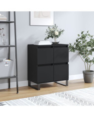 Buffet Noir 60x35x70 cm Bois d'ingénierie | Mobilier & Déco
