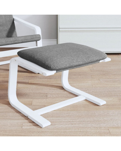 Repose-pied Gris foncé 51x41x40 cm Tissu | Mobilier & Déco