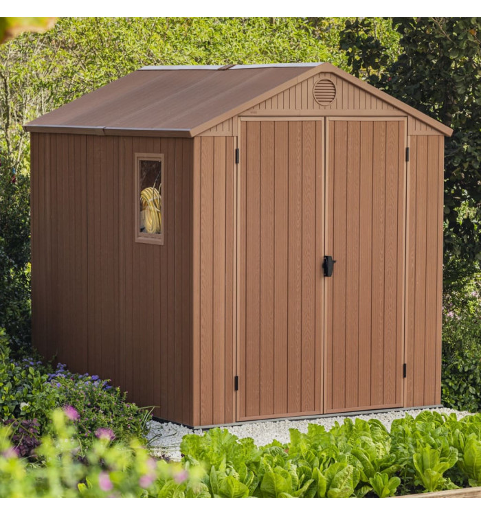 Keter Abri de jardin Darwin 68 Marron | Mobilier & Déco