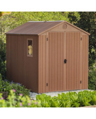 Keter Abri de jardin Darwin 68 Marron | Mobilier & Déco