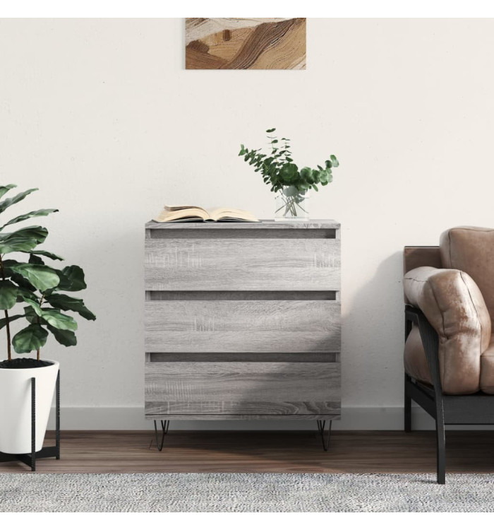 Buffet Sonoma gris 60x35x70 cm Bois d'ingénierie | Mobilier & Déco