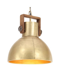 Lampe suspendue industrielle 25 W Laiton Rond 40 cm E27 | Mobilier & Déco