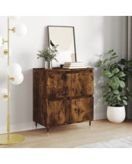 Buffet Chêne fumé 60x35x70 cm Bois d'ingénierie | Mobilier & Déco