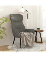 Chaise de relaxation Gris clair Tissu | Mobilier & Déco