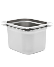 Récipients Gastronorm 2 pcs GN 1/2 200 mm Acier inoxydable | Mobilier & Déco