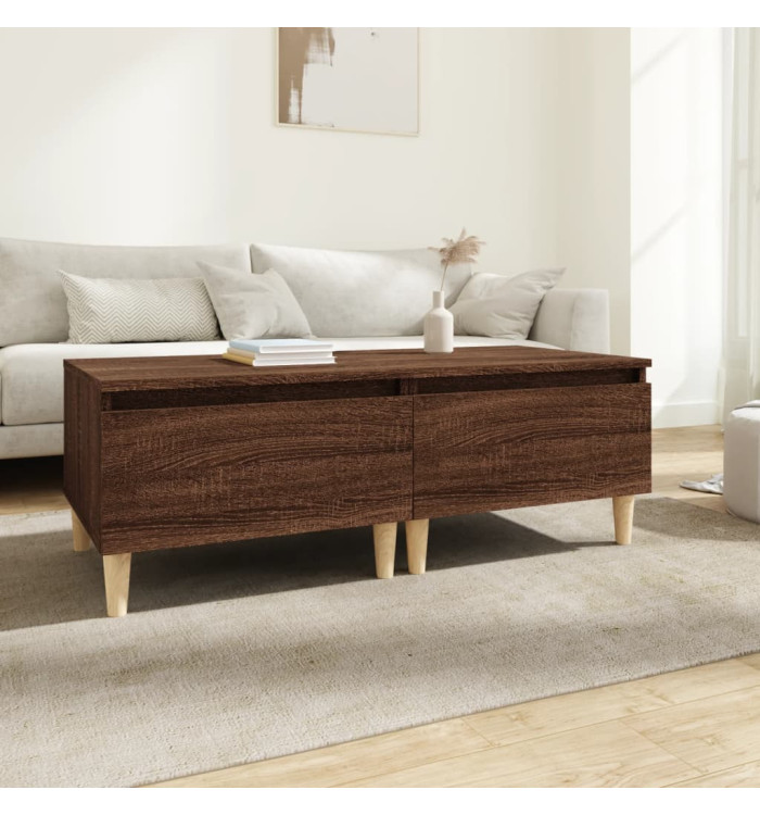 Tables d'appoint 2 pcs Chêne marron 50x46x35 cm Bois ingénierie | Mobilier & Déco