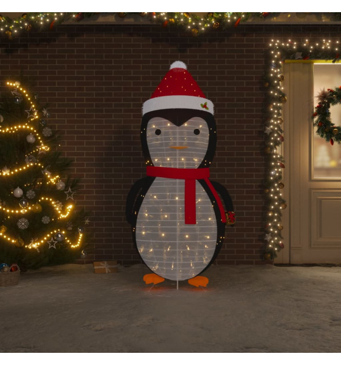 Décoration de Noël pingouin à LED Tissu de luxe 180 cm | Mobilier & Déco