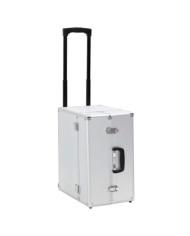 Valise de pilote 47 x 39 x 27 cm Argenté Aluminium | Mobilier & Déco