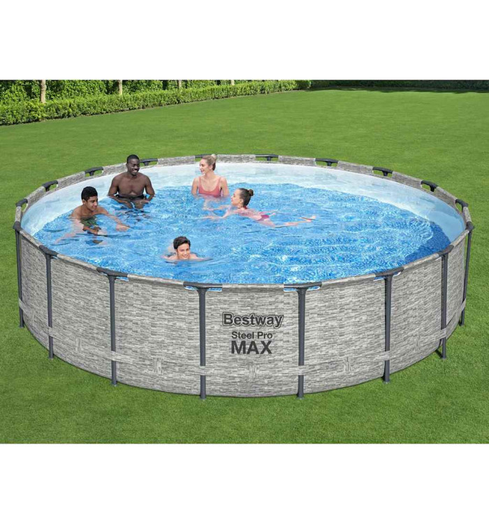 Bestway Piscine Power Steel 549x122 cm | Mobilier & Déco