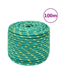 Corde de bateau Vert 12 mm 100 m Polypropylène | Mobilier & Déco