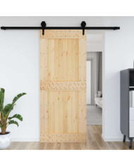 Porte NARVIK 95x210 cm bois massif de pin | Mobilier & Déco
