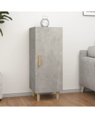 Buffet Gris béton 34,5x34x90 cm Bois d'ingénierie | Mobilier & Déco