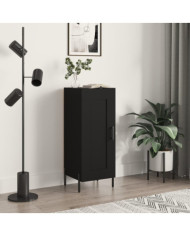 Buffet Noir 34,5x34x90 cm Bois d'ingénierie | Mobilier & Déco