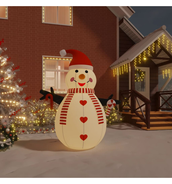 Bonhomme de neige gonflable avec LED 250 cm | Mobilier & Déco