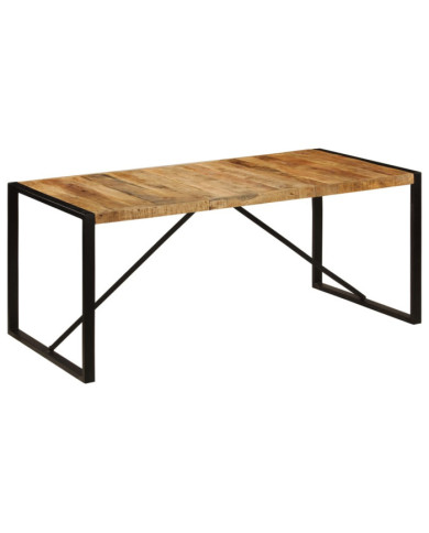 Table à manger 180x90x75 cm Bois de manguier massif | Mobilier & Déco